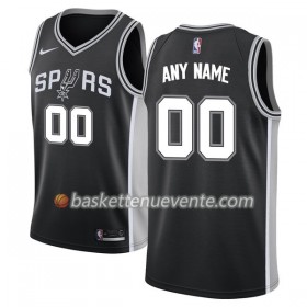 Maillot Basket San Antonio Spurs Personnalisé Nike 2017-18 Noir Swingman - Homme